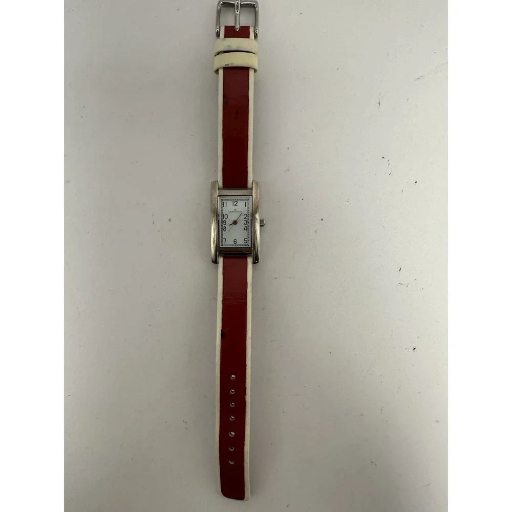Anne Klein 10/6455 New Battery Ladies Tank Watch 20MM 6.75